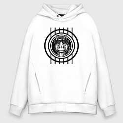 Мужское худи оверсайз Веселая лошадь года