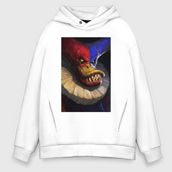 Мужское худи оверсайз Черный плащ - Квага