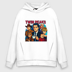 Мужское худи оверсайз Twin Peaks Multi