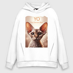 Мужское худи оверсайз Yo - Im Devon Rex