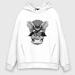 Мужское худи оверсайз Twin Peaks symbols