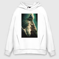 Мужское худи оверсайз Улыбка Джокера