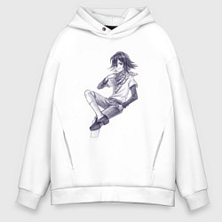 Мужское худи оверсайз Данганронпа V3 - Кокичи Ома