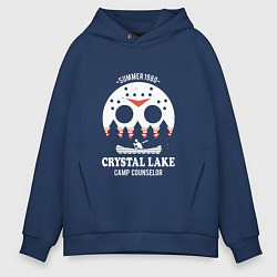 Мужское худи оверсайз Crystal lake camp
