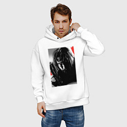 Толстовка оверсайз мужская John Wick killer, цвет: белый — фото 2