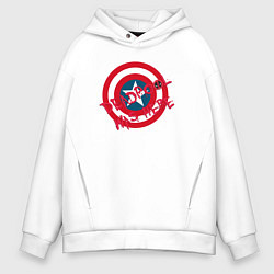 Мужское худи оверсайз Дэдпул был здесь