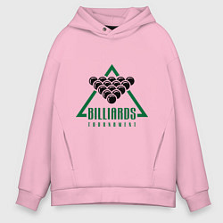Мужское худи оверсайз Billiards tournament