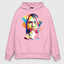 Мужское худи оверсайз Kurt Cobain: Colors