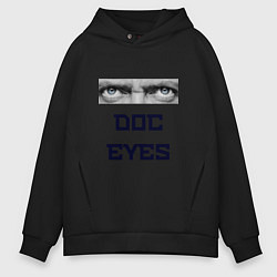 Толстовка оверсайз мужская Doc Eyes, цвет: черный