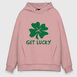 Мужское худи оверсайз Get lucky