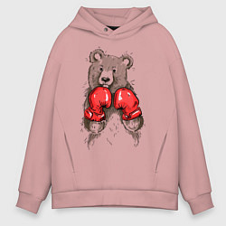 Мужское худи оверсайз Bear Boxing