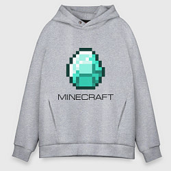 Мужское худи оверсайз Minecraft Diamond