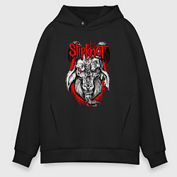 Толстовка оверсайз мужская Slipknot Goat, цвет: черный