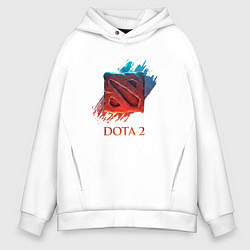 Толстовка оверсайз мужская Dota 2 Shadows, цвет: белый