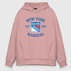Мужское худи оверсайз New York Rengers
