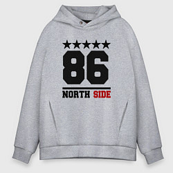 Мужское худи оверсайз 86 north side