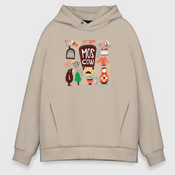 Мужское худи оверсайз Moscow Pack