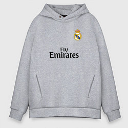 Мужское худи оверсайз Real Madrid: Fly Emirates