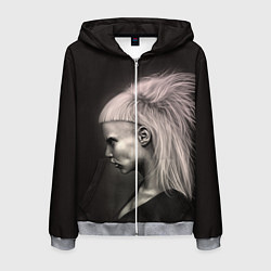 Толстовка 3D на молнии мужская Die Antwoord GIrl, цвет: 3D-меланж