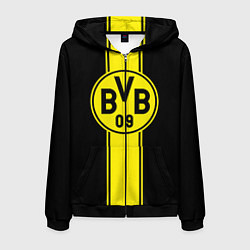Толстовка 3D на молнии мужская BVB, цвет: 3D-черный
