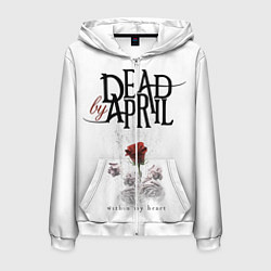 Мужская толстовка на молнии Dead by April: Within my heart