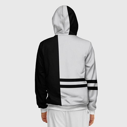 Мужская толстовка на молнии Jeep / 3D-Белый – фото 4