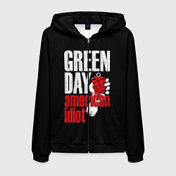 Мужская толстовка на молнии Green Day: American Idiot