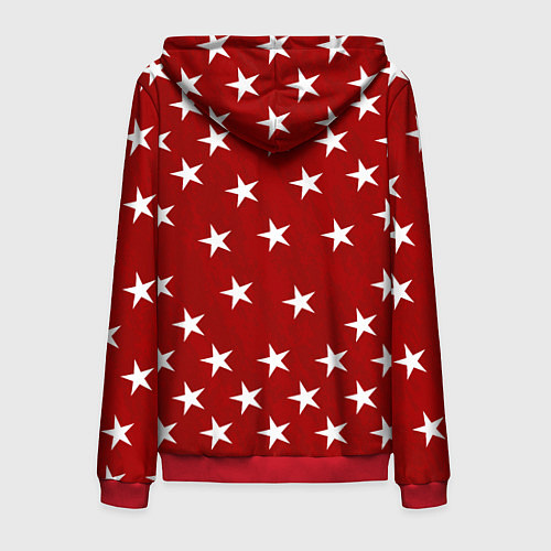 Мужская толстовка на молнии Far Cry 5: Red Cult / 3D-Красный – фото 2