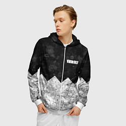 Толстовка 3D на молнии мужская BONES: SESH Team, цвет: 3D-белый — фото 2
