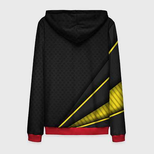 Мужская толстовка на молнии Mass Effect N7 / 3D-Красный – фото 2