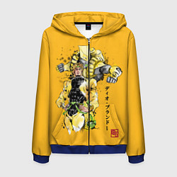 Толстовка 3D на молнии мужская JoJo Bizarre Adventure, цвет: 3D-синий