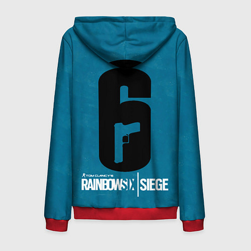 Мужская толстовка на молнии Rook R6s / 3D-Красный – фото 2