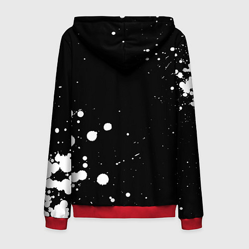 Мужская толстовка на молнии АлисА / 3D-Красный – фото 2