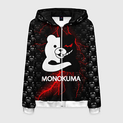 Мужская толстовка на молнии MONOKUMA