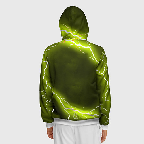 Мужская толстовка на молнии Ark Survival Evolved / 3D-Белый – фото 4