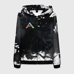 Толстовка 3D на молнии мужская Ark Survival Evolved, цвет: 3D-черный