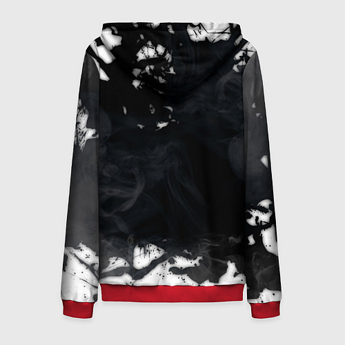 Мужская толстовка на молнии Ark Survival Evolved / 3D-Красный – фото 2