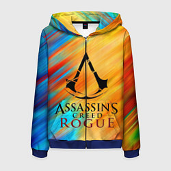 Толстовка 3D на молнии мужская Assassin's Creed: Rogue, цвет: 3D-синий