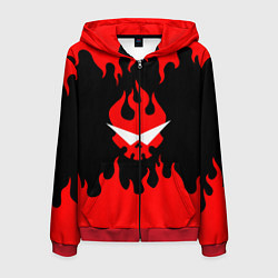 Толстовка 3D на молнии мужская GURREN LAGANN, цвет: 3D-красный