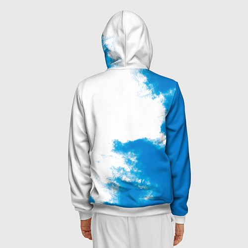 Мужская толстовка на молнии ВДВ / 3D-Белый – фото 4
