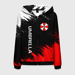 Толстовка 3D на молнии мужская UMBRELLA CORP, цвет: 3D-черный