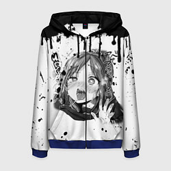 Толстовка 3D на молнии мужская АХЕГАО, цвет: 3D-синий