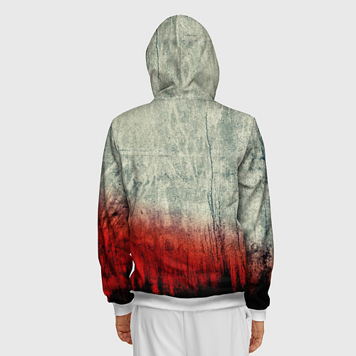 Мужская толстовка на молнии THE HATTERS / 3D-Белый – фото 4