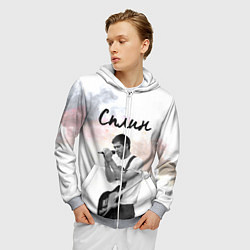 Толстовка 3D на молнии мужская Сплин, цвет: 3D-меланж — фото 2