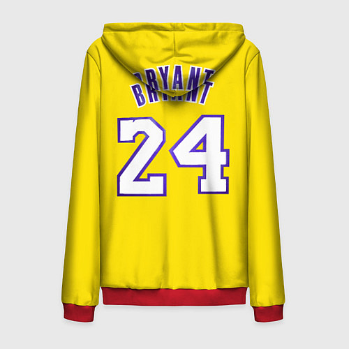 Мужская толстовка на молнии Kobe Bryant 24 / 3D-Красный – фото 2