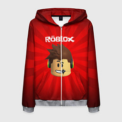 Мужская толстовка на молнии ROBLOX