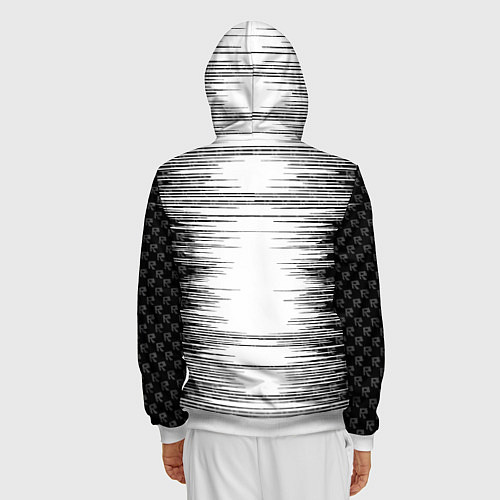 Мужская толстовка на молнии Roblox / 3D-Белый – фото 4