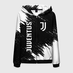 Толстовка 3D на молнии мужская JUVENTUS, цвет: 3D-черный