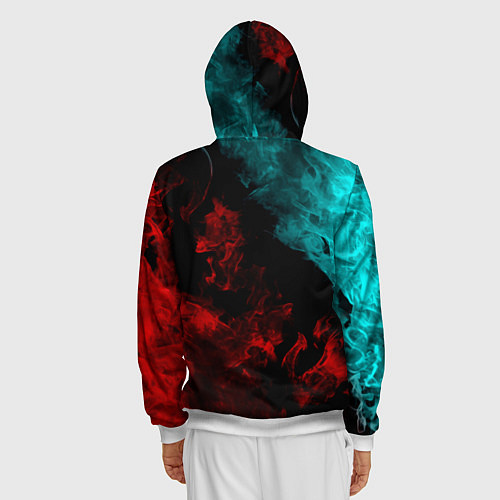 Мужская толстовка на молнии DEVIL MAY CRY / 3D-Белый – фото 4