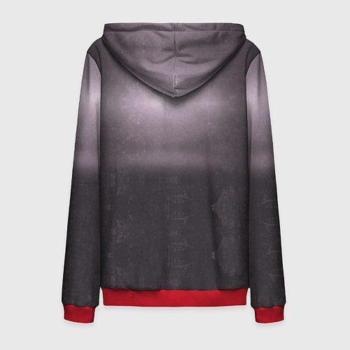 Мужская толстовка на молнии ПОШЛАЯ МОЛЛИ / 3D-Красный – фото 2